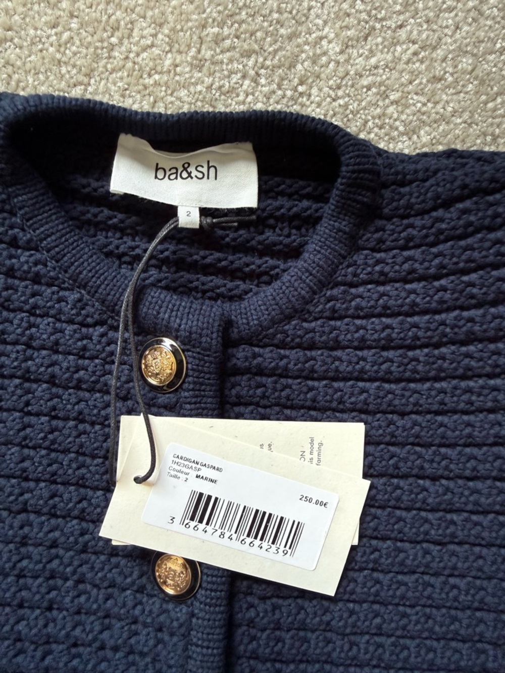 bash gaspard cardigan marine - Picture 6 of 7